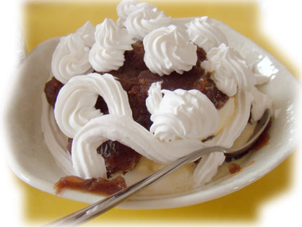 自作小倉パフェ