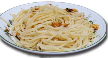 初めて作ったペペロンチーノ