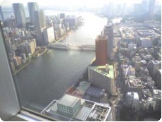 聖路加タワー展望台より