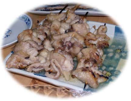 鶏皮焼き鳥